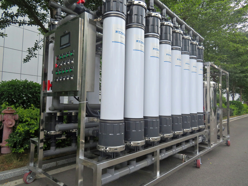 超滤净化水设备_5t-10t-15t-20t江河湖水净化设备过滤器